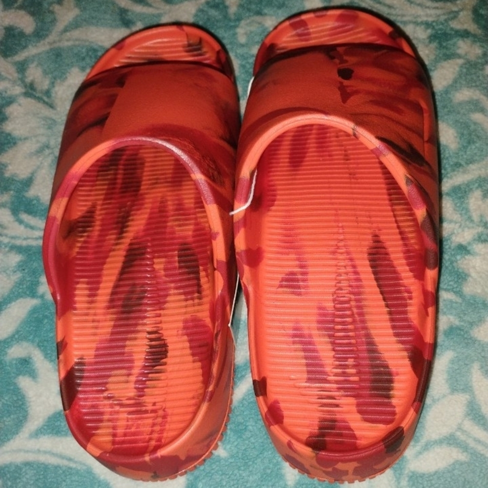 Red Slide Sandals - Picture 3 of 8